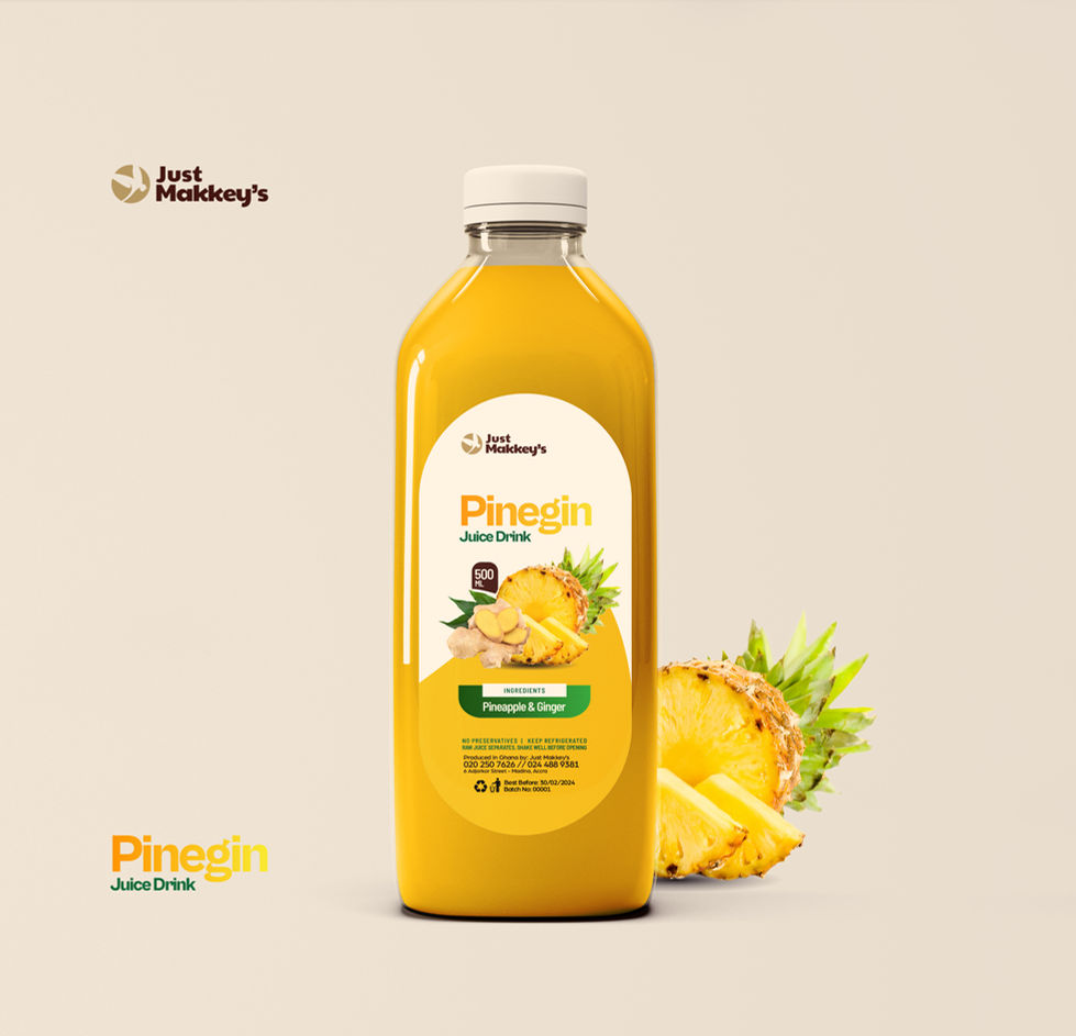 JM Juice Bottle Mockup pine