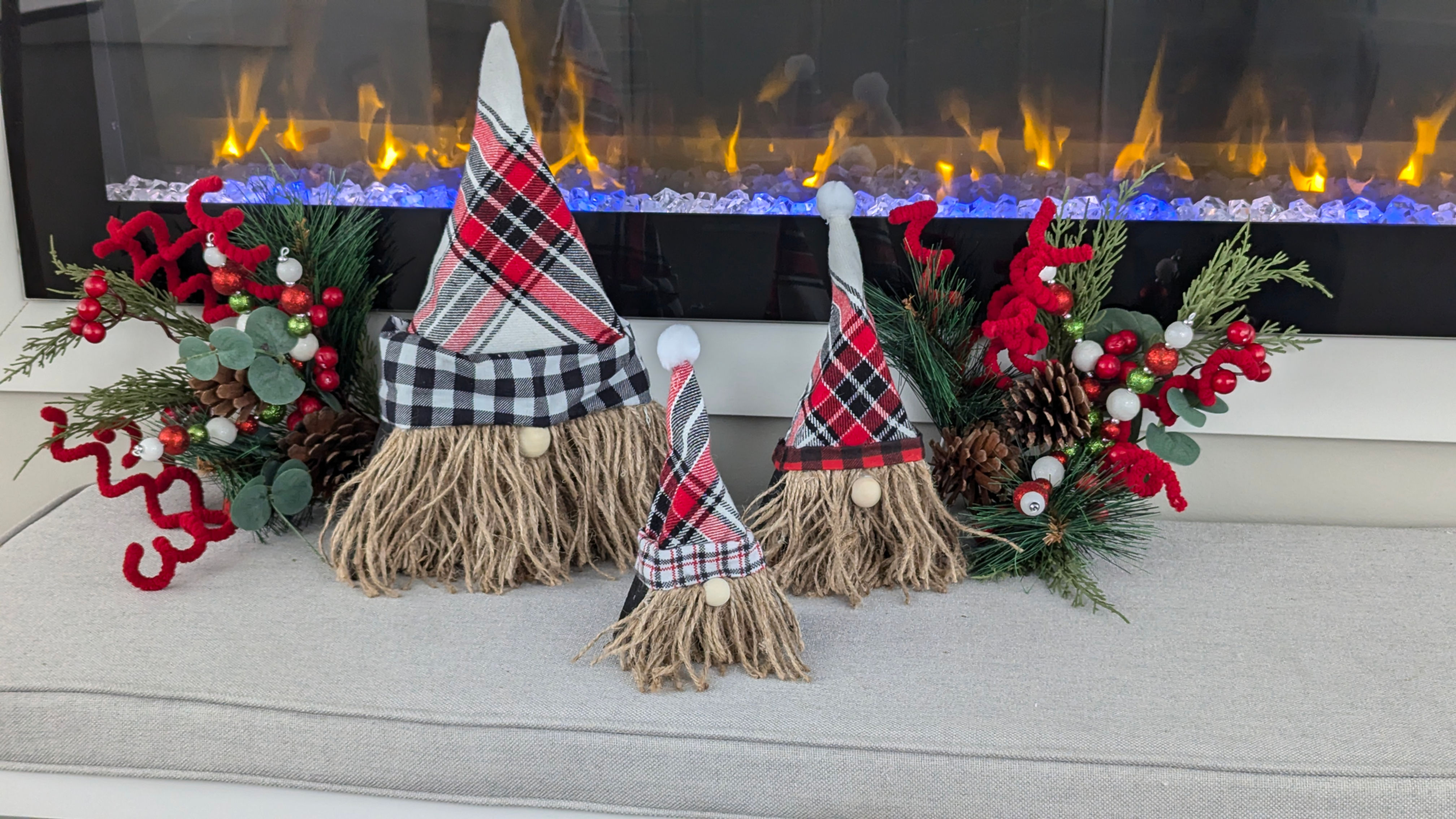 Nordic Gnome • Christmas Gnome • Gnome Decor • Tiered Tray Decor