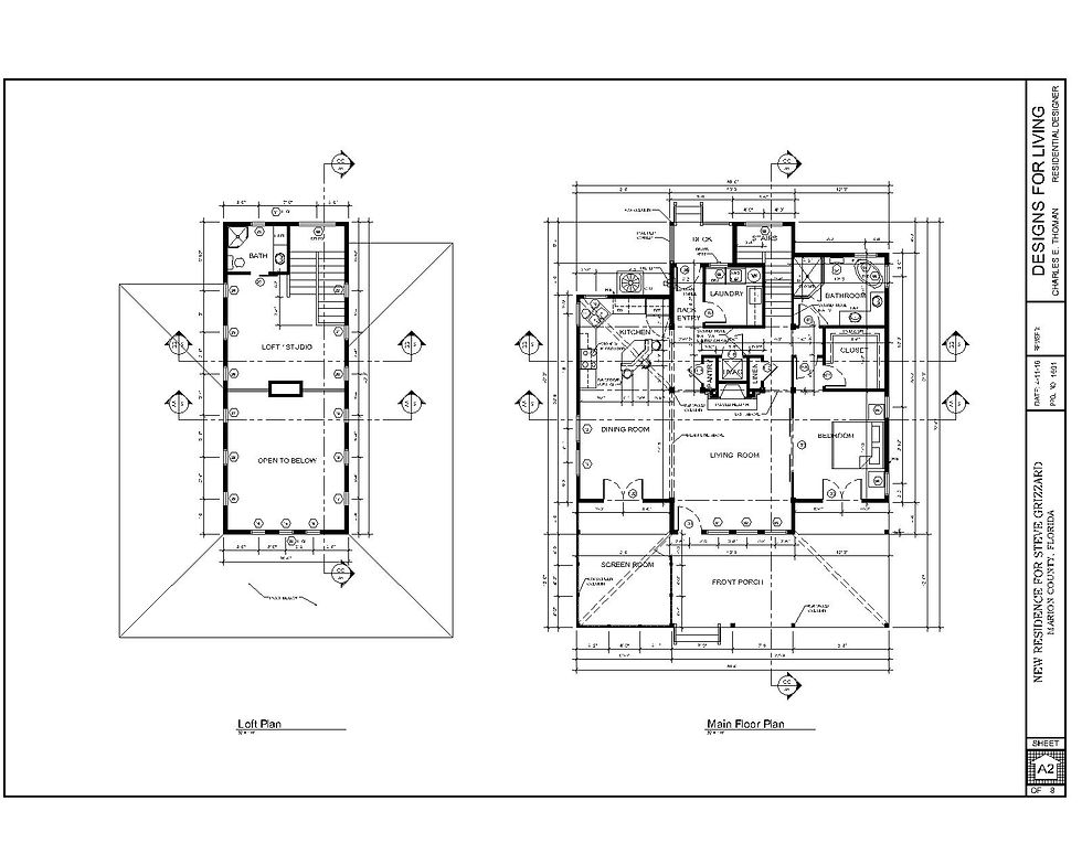 Steve Grizzard Floor Plans