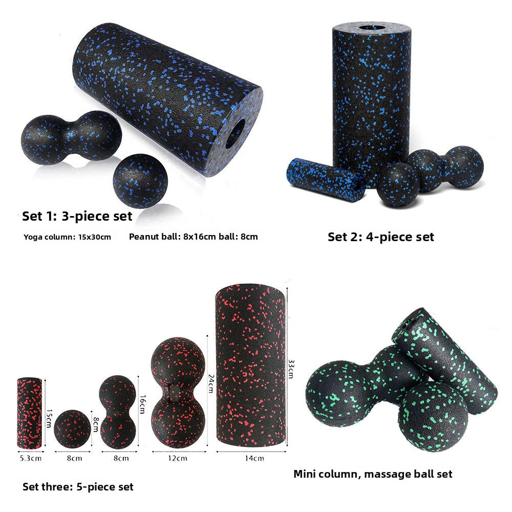 EPP Foam Roller and Massage Ball Set