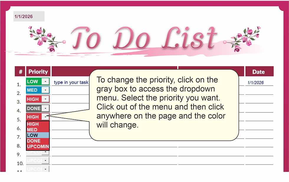 Thumbnail: Priority To Do List