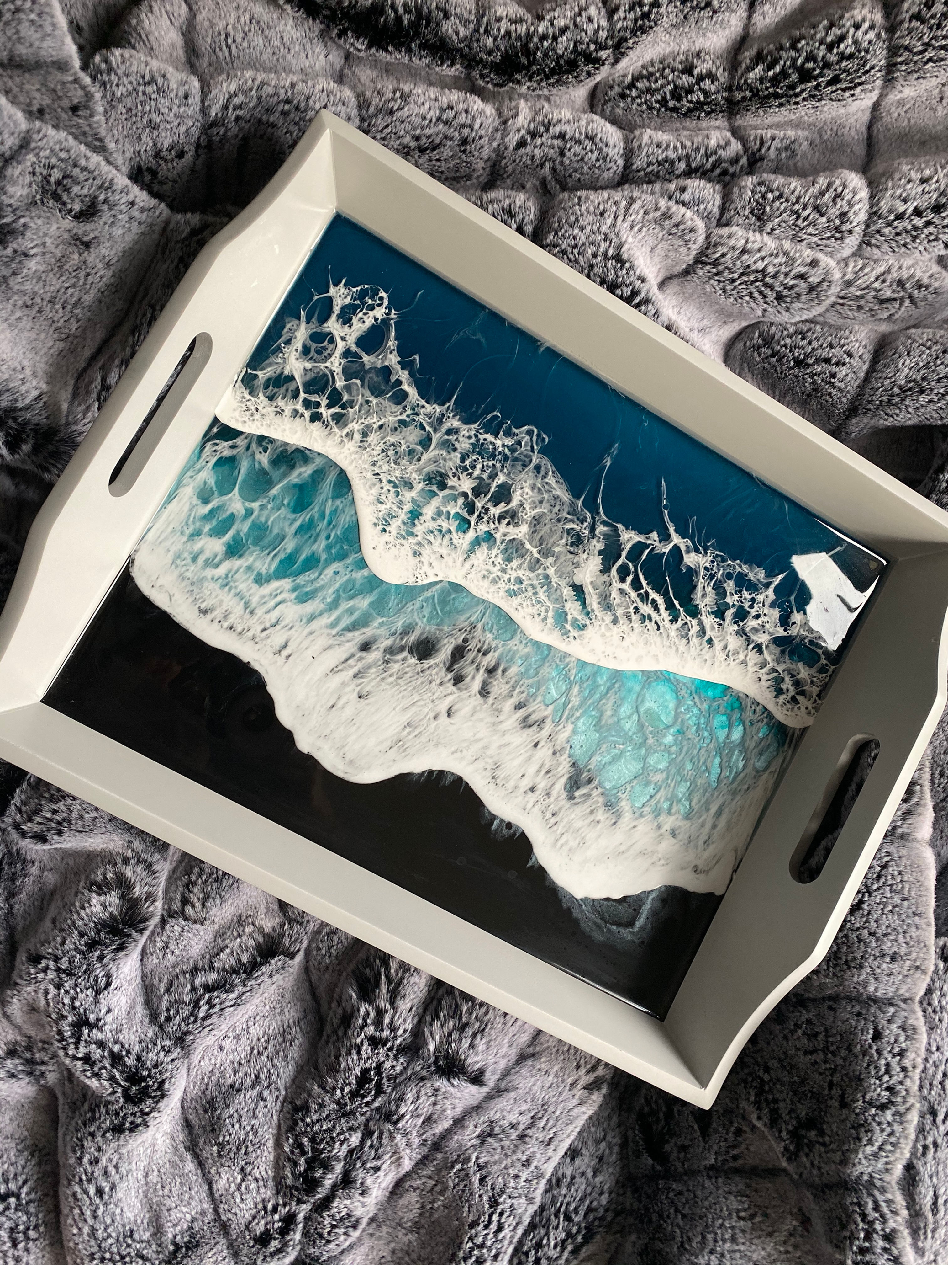 Tray - Black Sands Double Wave Seacape