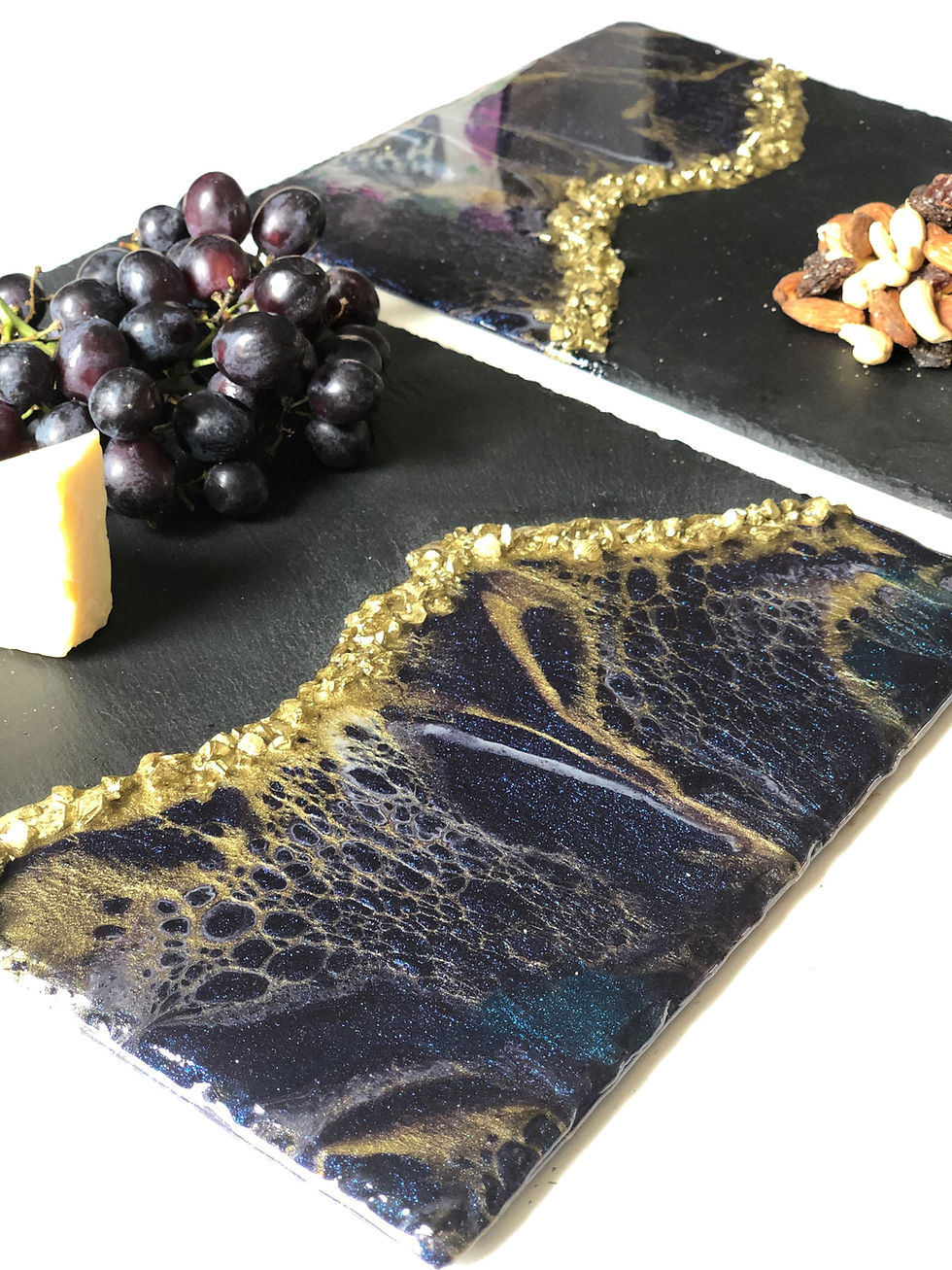 Serving Slate - Purple / Gold