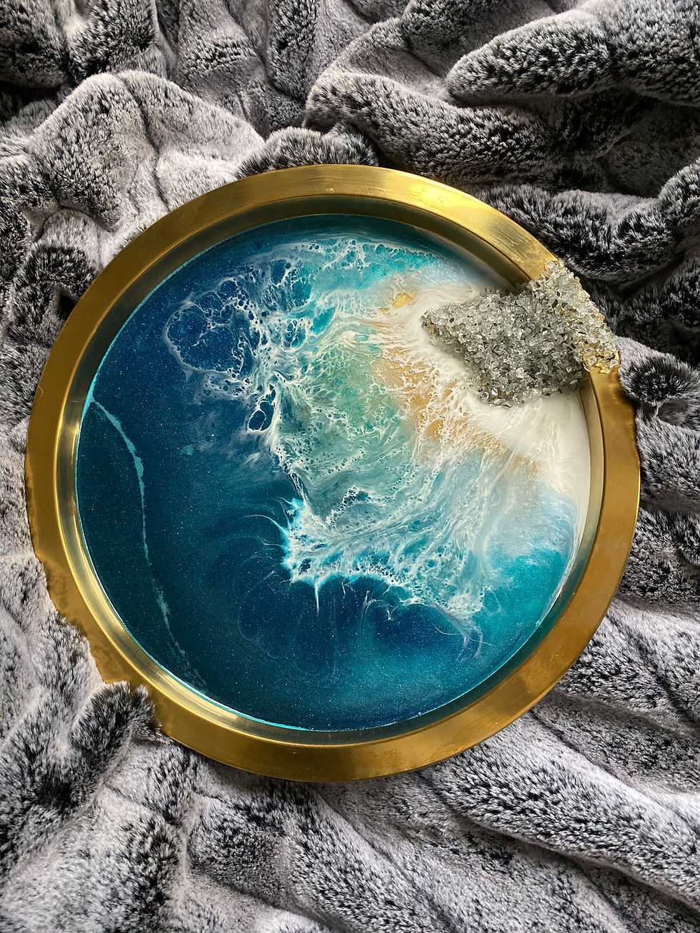 Thumbnail: Tray - Crystal Waves Seascape