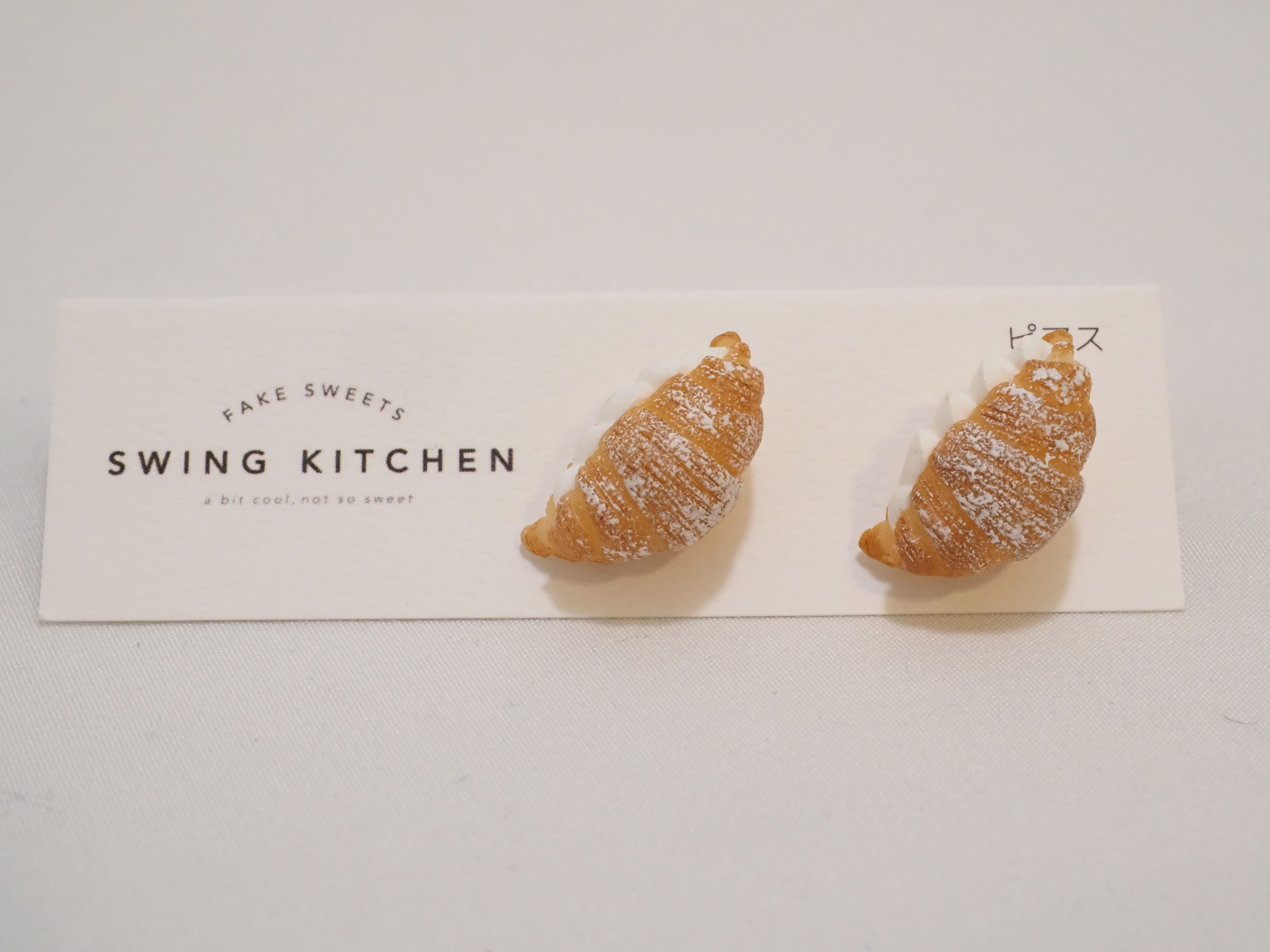 Mini Croissant Earrings