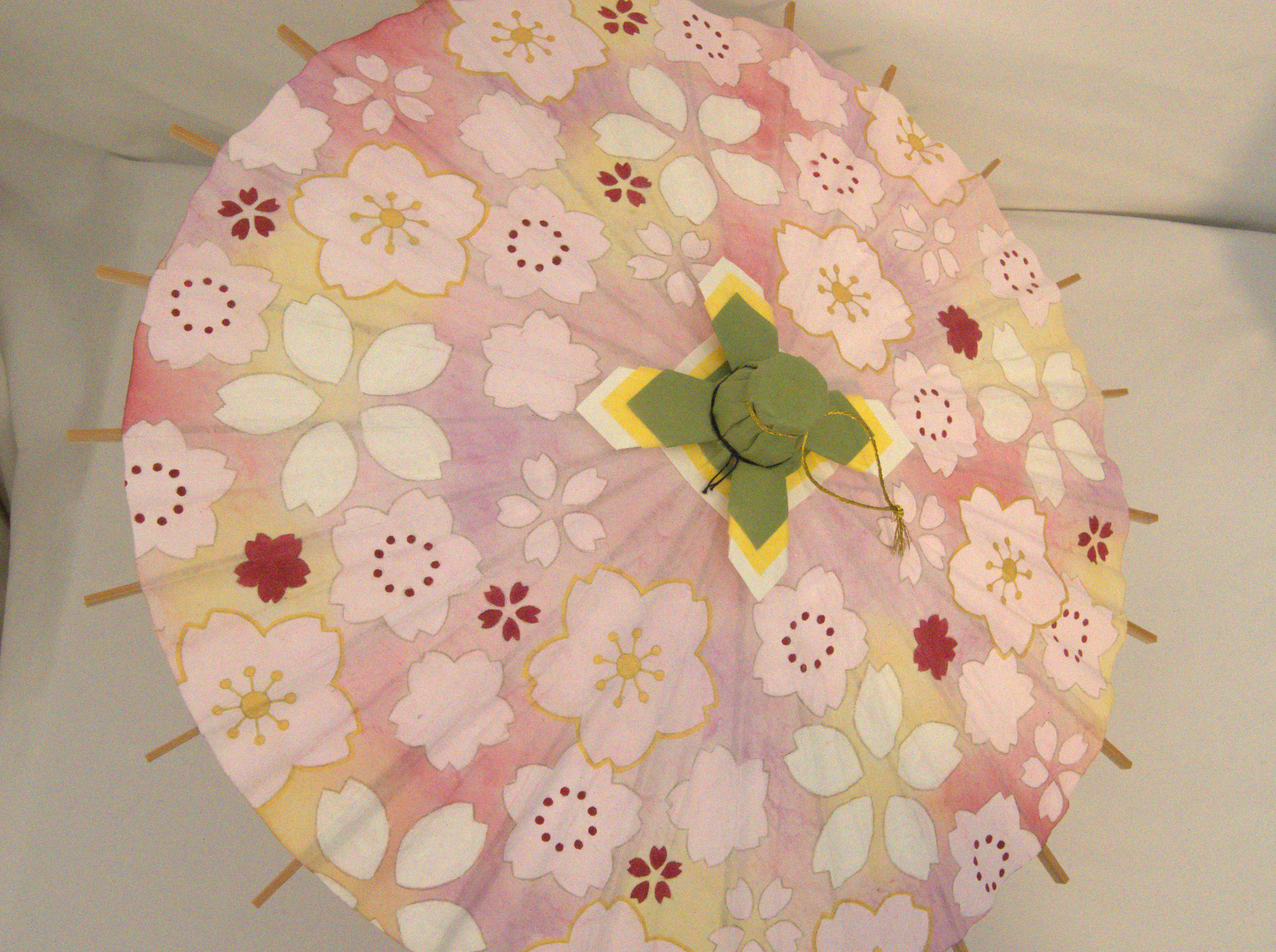 Hand painted Japanese umbrella