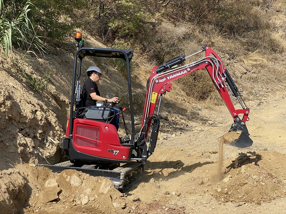 Sīktēls: Ekskavators Yanmar ViO17