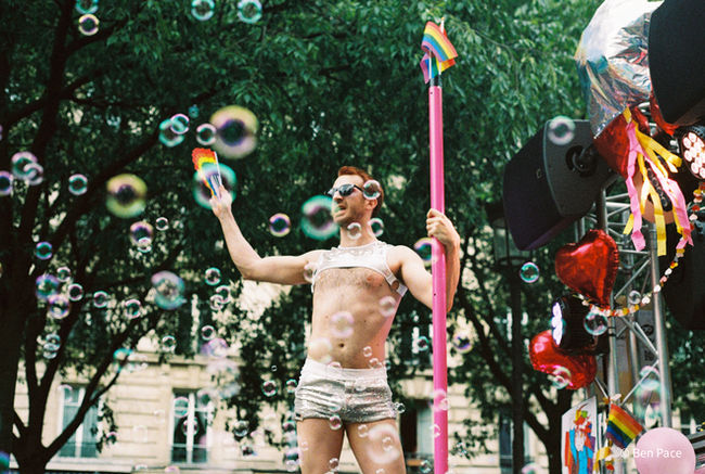 2024 LGBTQ+ Pride in Paris, balls, hot men