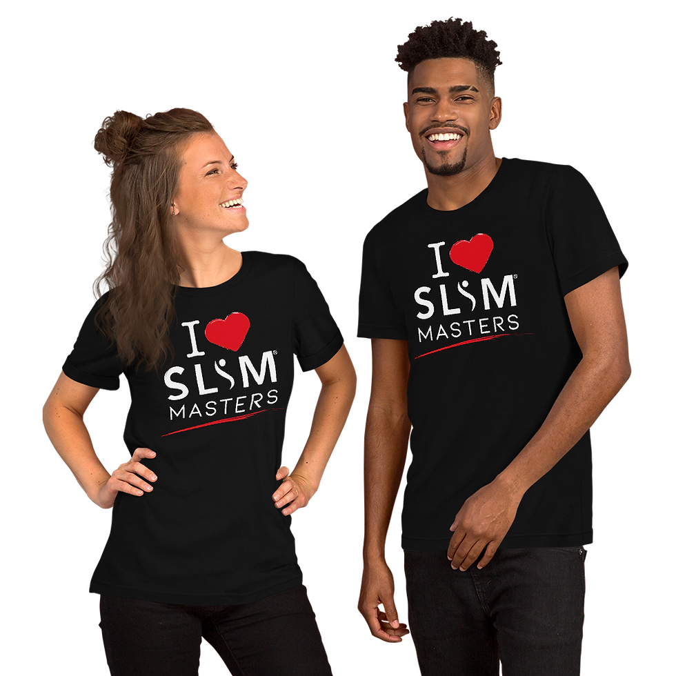 Thumbnail: I ♥ SLIM MASTERS UNISEX BLACK SHIRT