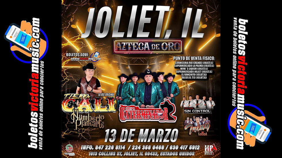 JOLIET, IL, AZTECA DE ORO, 13 MARZO