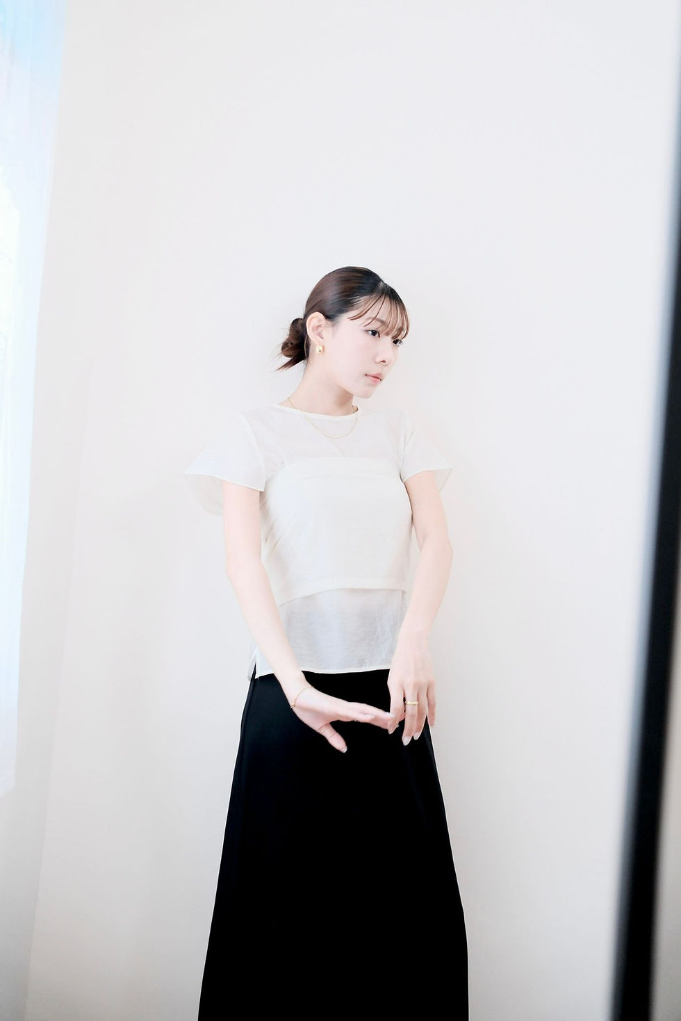 縮圖：Faye layered tube blouse set 