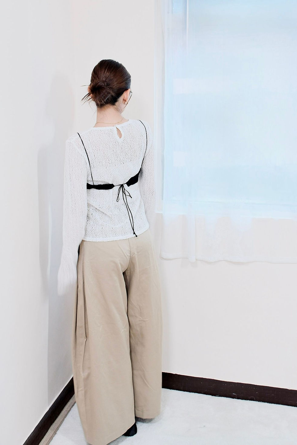 縮圖：Ruth lace white blouse