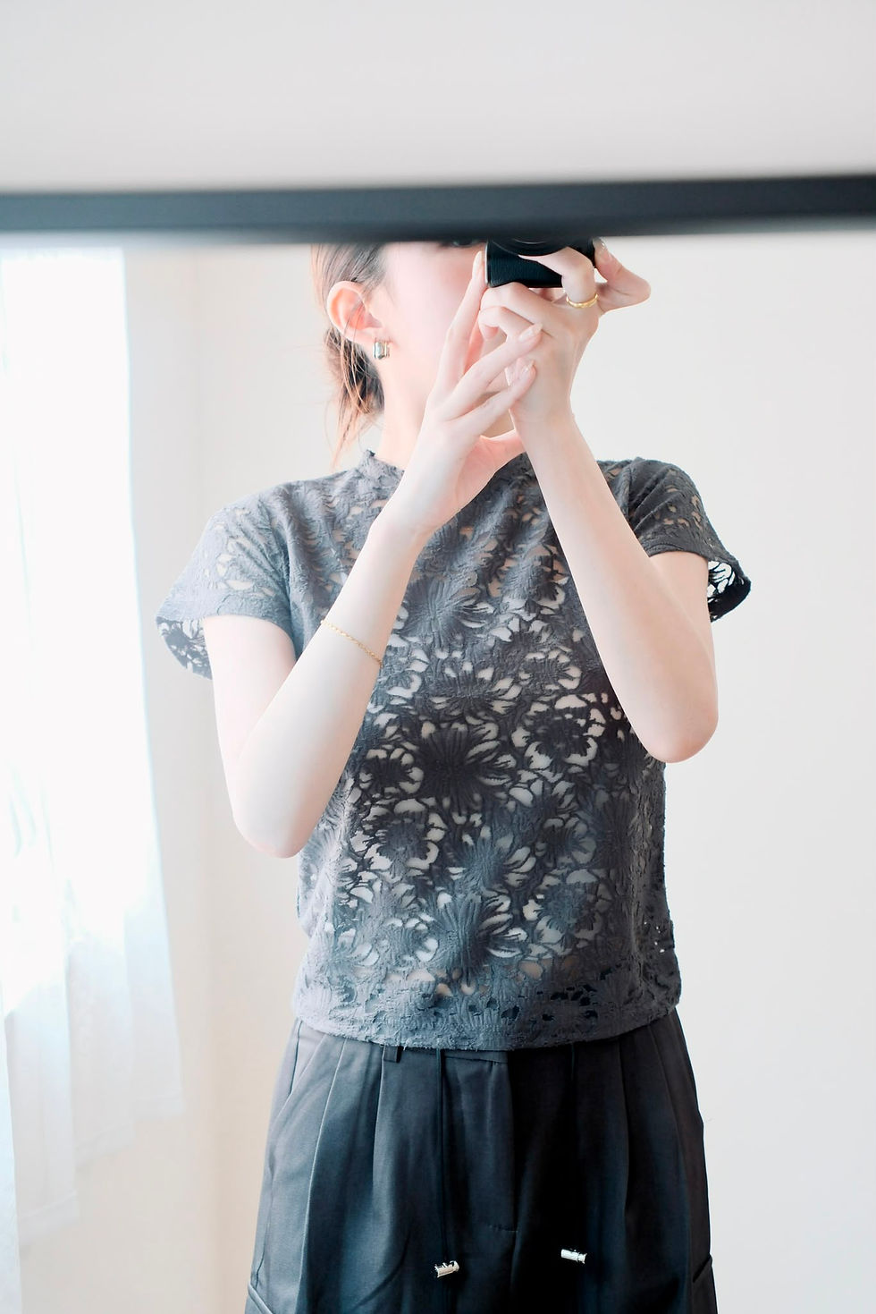 縮圖：Ivey pattern floral tee 