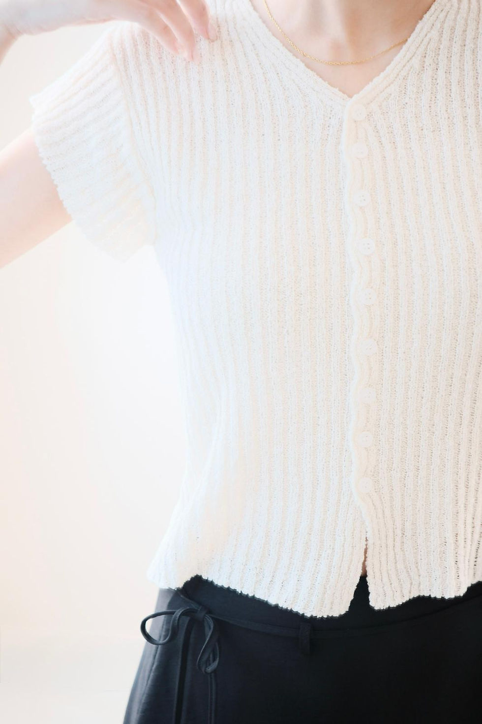 縮圖：Mercy belt black skirt