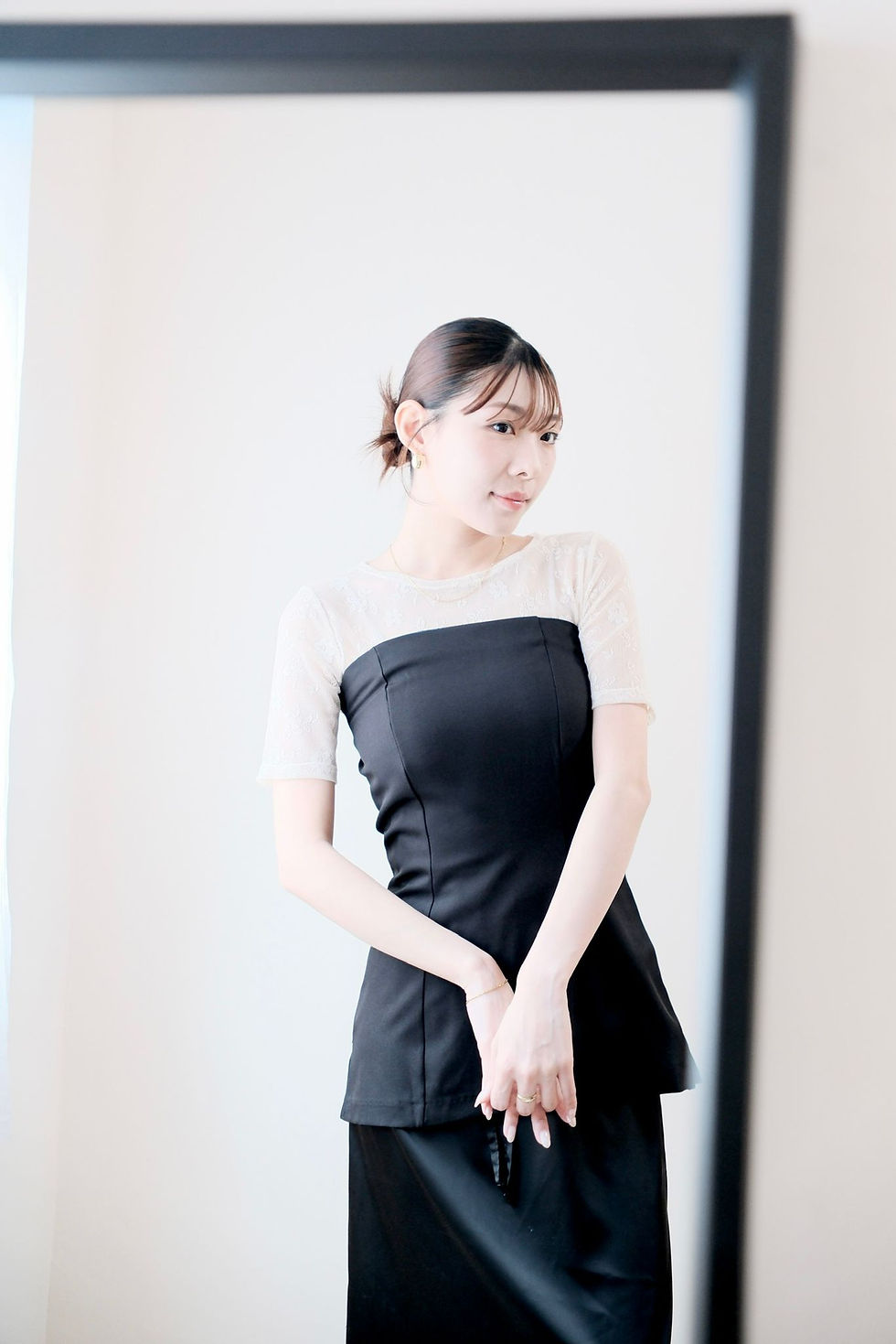 縮圖：Luisa black tube blouse 