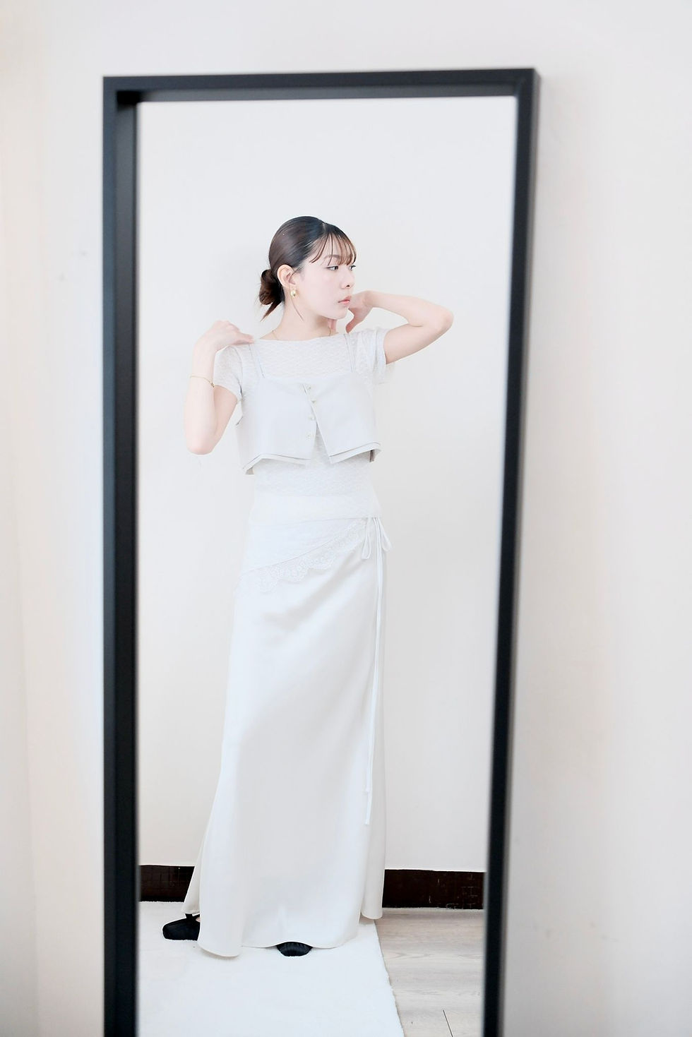 縮圖：Riley light button 2ways vest 