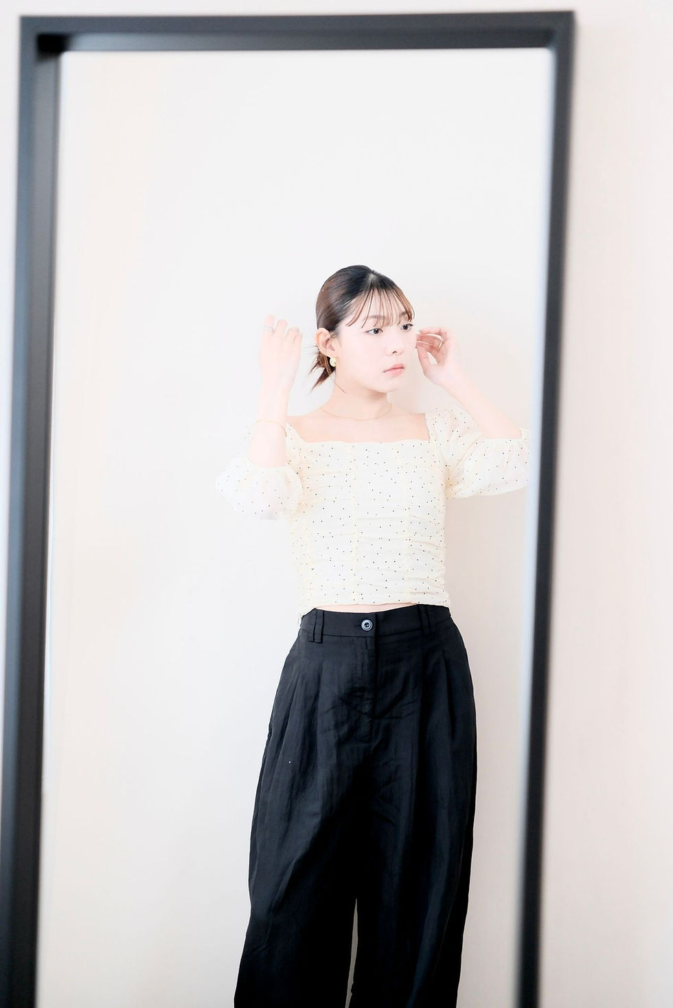 縮圖：Aria dot dot summer blouse