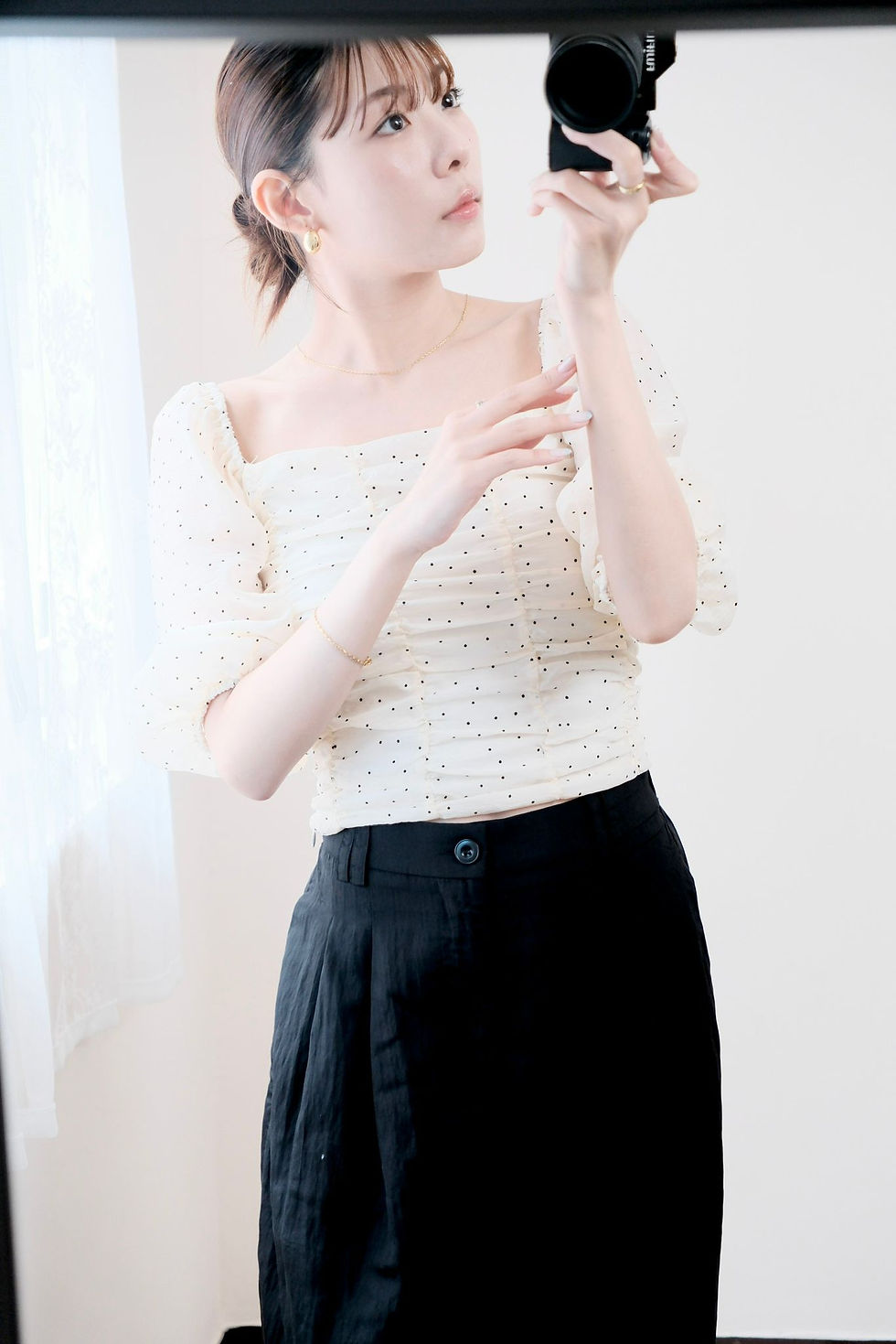 縮圖：Aria dot dot summer blouse