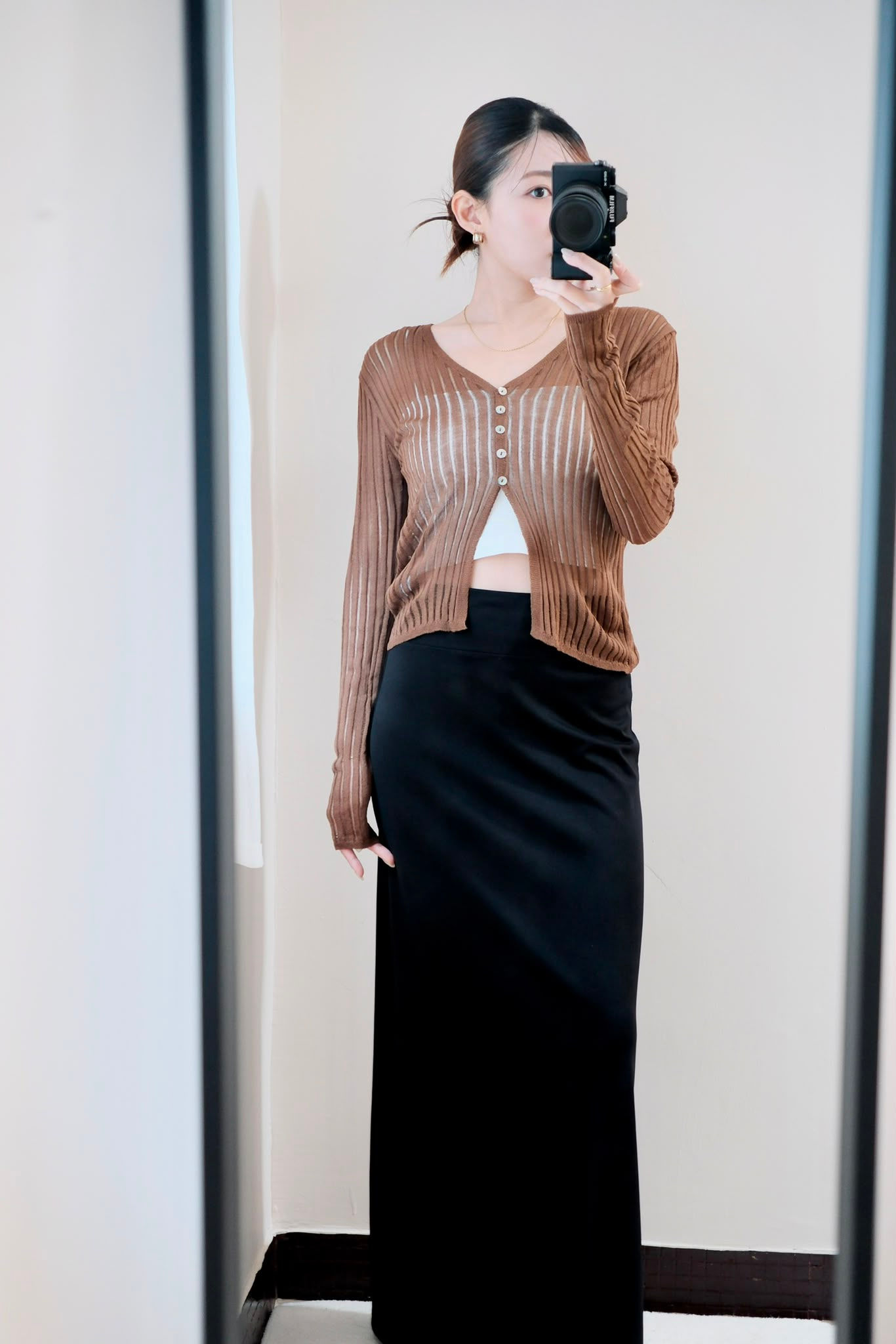Andi summer brown cardigan 