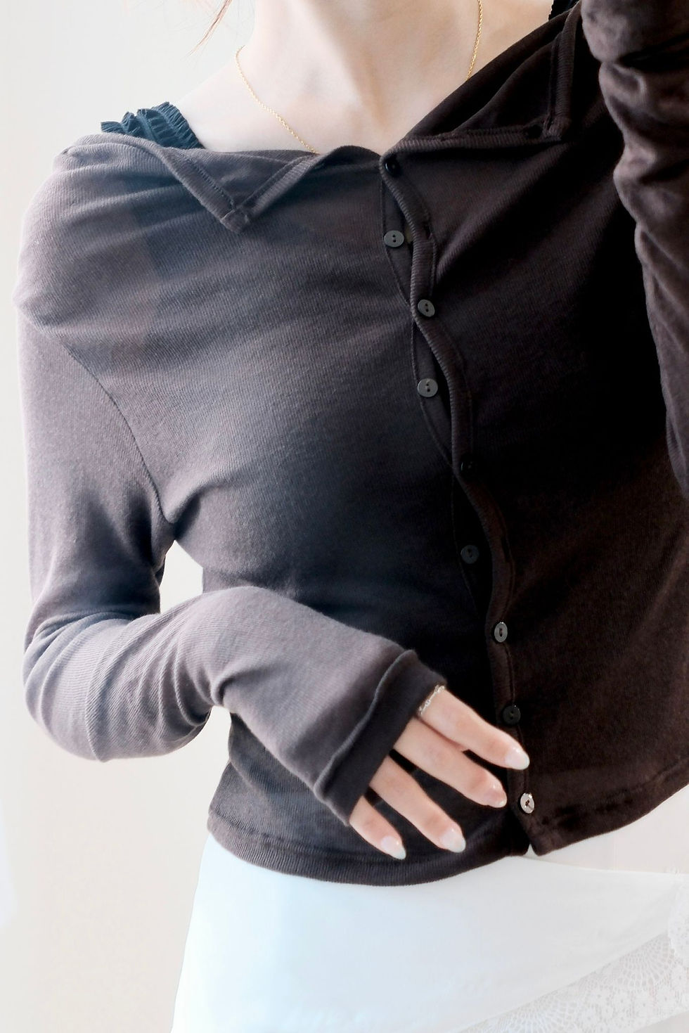 縮圖：Lucia comfy brown cardigan 