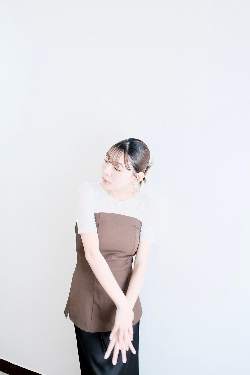 縮圖：Luisa brown tube blouse