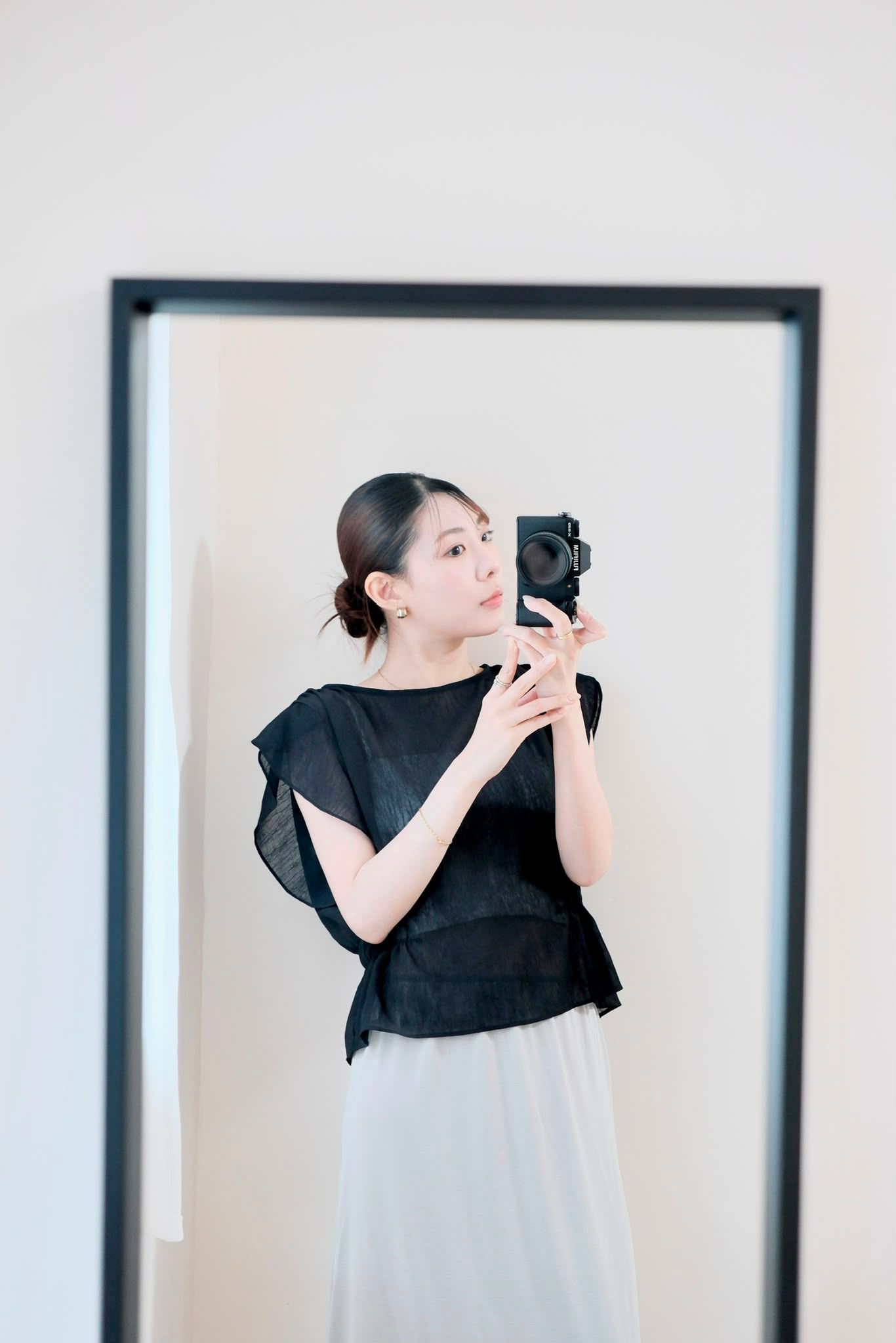 Violeta black faye summer blouse