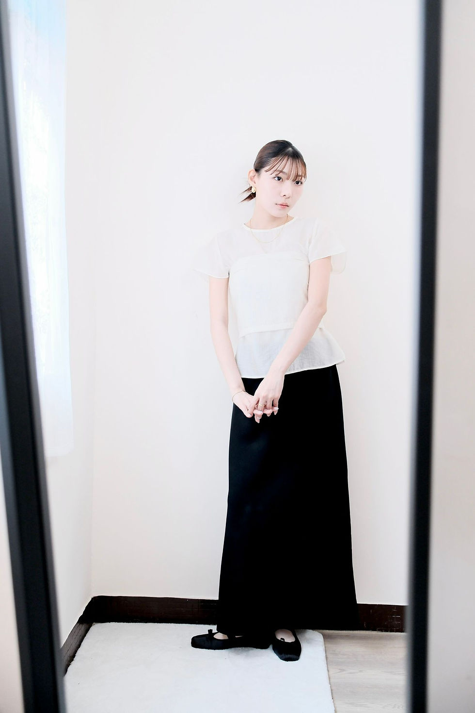 縮圖：Faye layered tube blouse set 