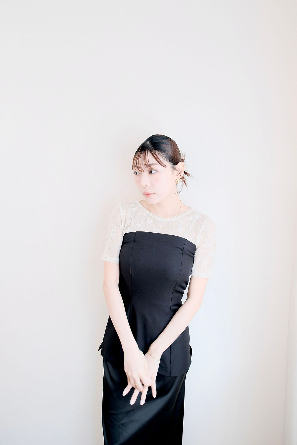 縮圖：Luisa black tube blouse 