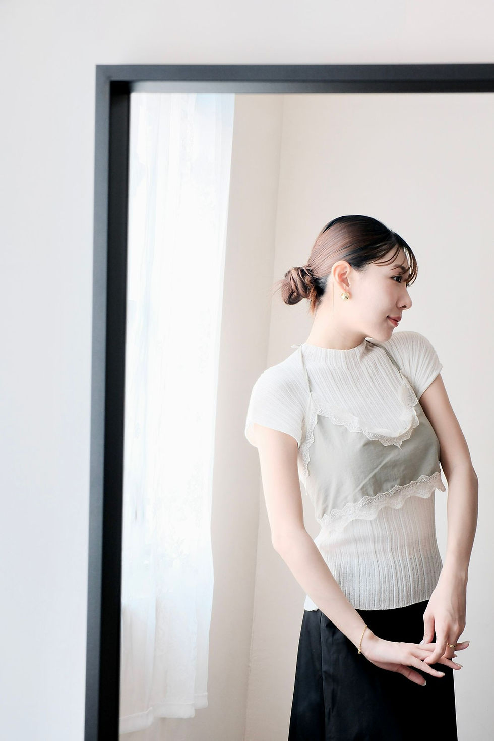 縮圖：Lorelei green earth lace vest