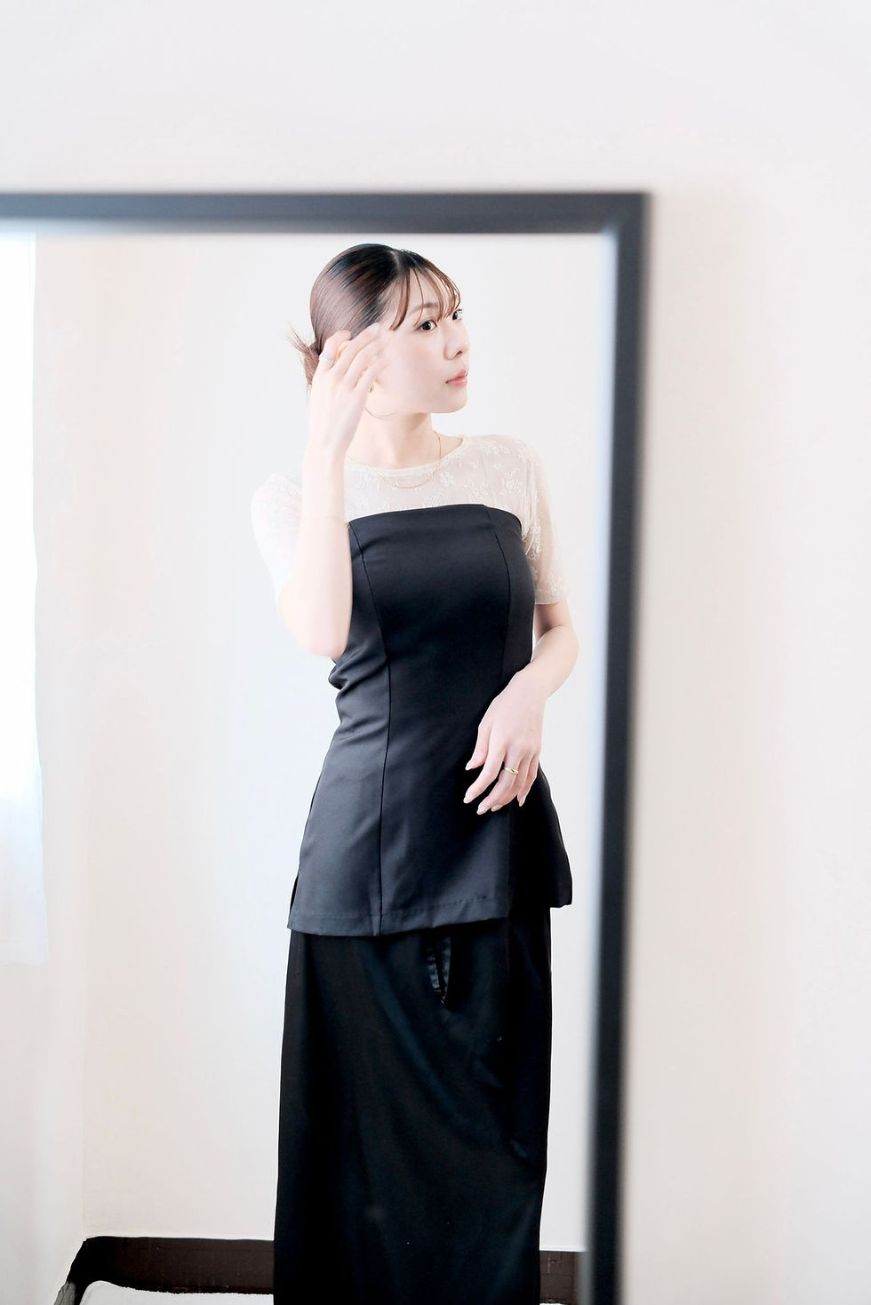 縮圖：Luisa black tube blouse 
