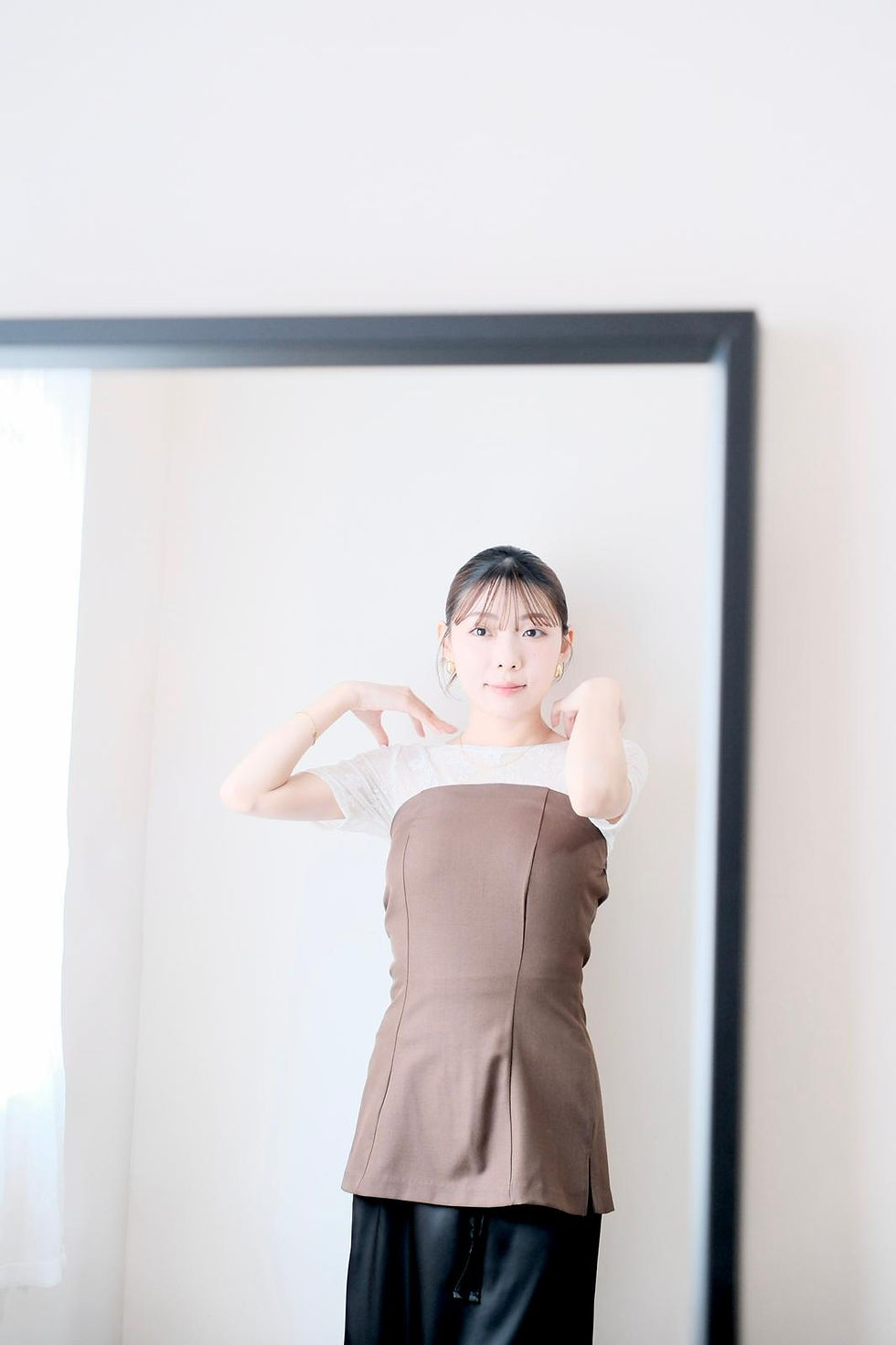 縮圖：Luisa brown tube blouse