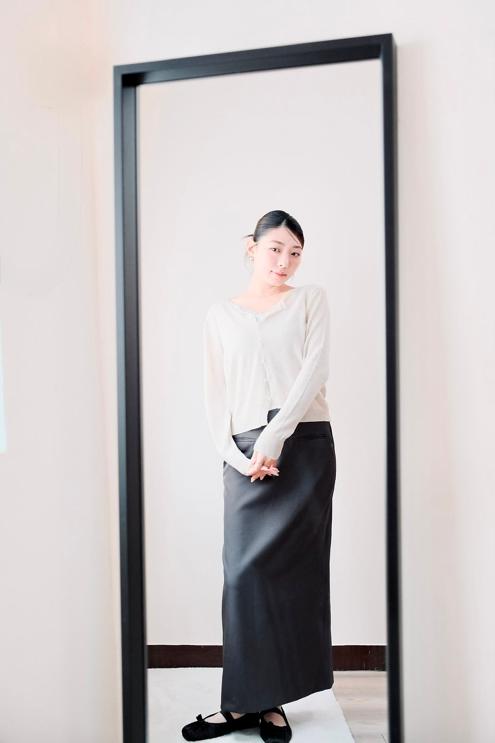 縮圖：Lace layered oat cardigan 