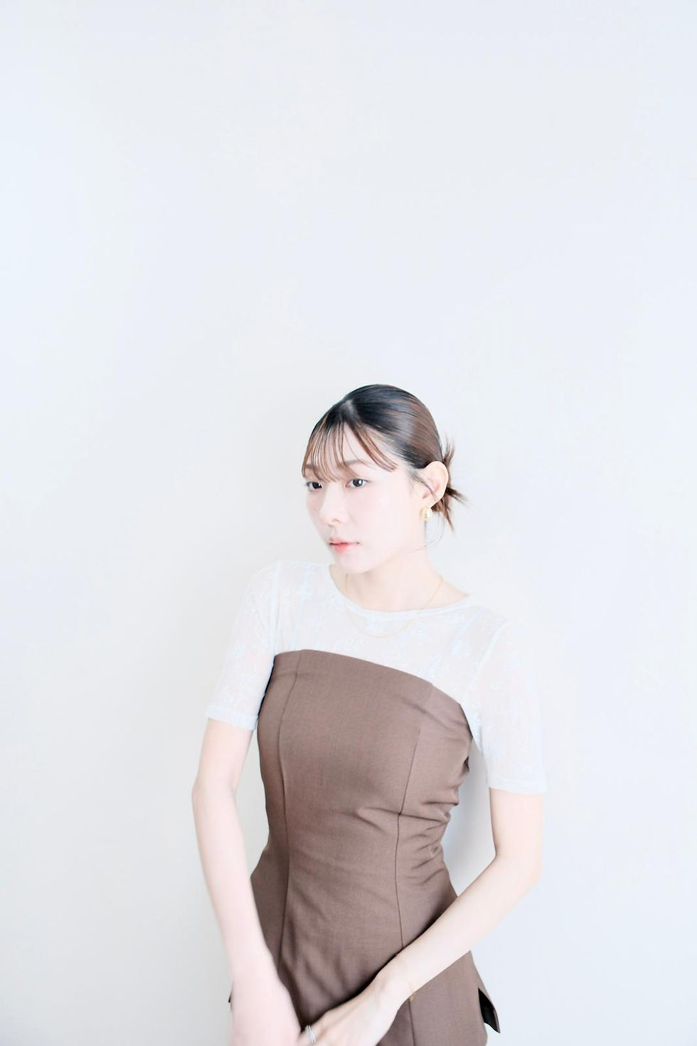 縮圖：Luisa brown tube blouse