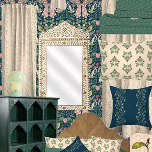 Embrace Cottagecore Interior Design with the After Strawberry Thief Interior Collection Inspired by William Morris