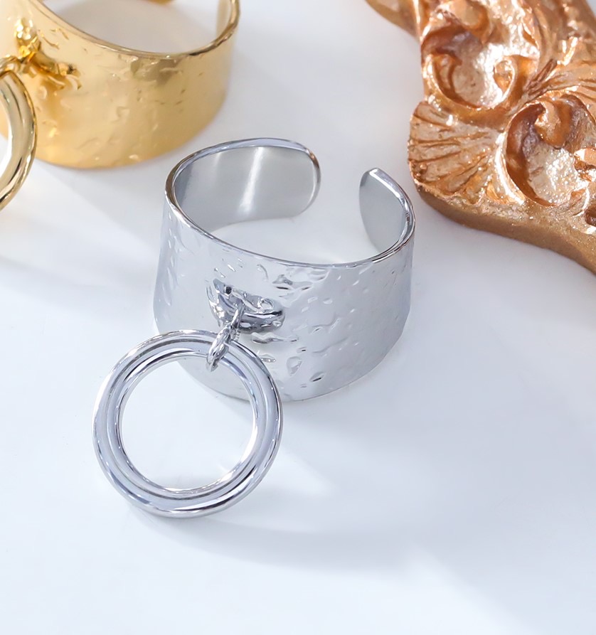 Bague acier inoxydable "Silvia" – fait main | Côte d’Azur