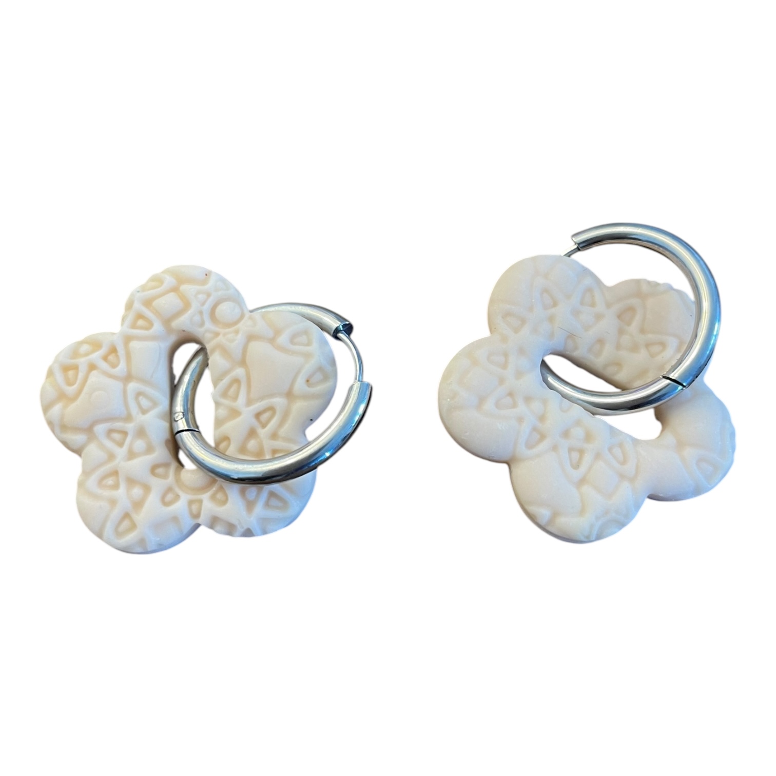 Boucles d’oreilles en pate Solene – fait main | Côte d’Azur