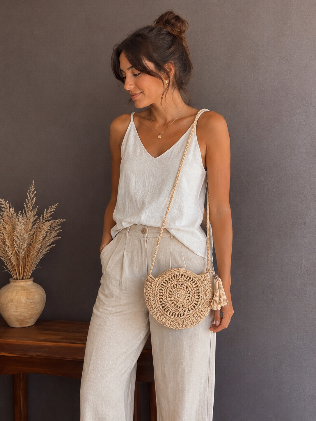 Isla/Sac en Paille Naturelle – Style et Fraîcheur au Quotidien – fait main | Cô…