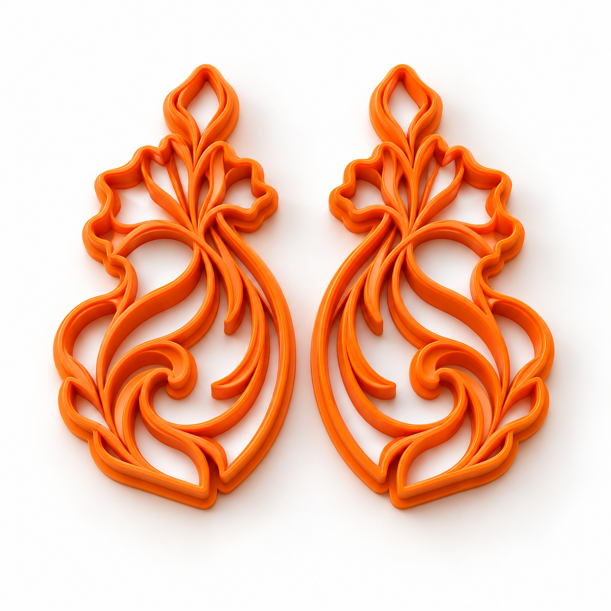 Collection Noël : emporte-pièces orange gauche et droite
