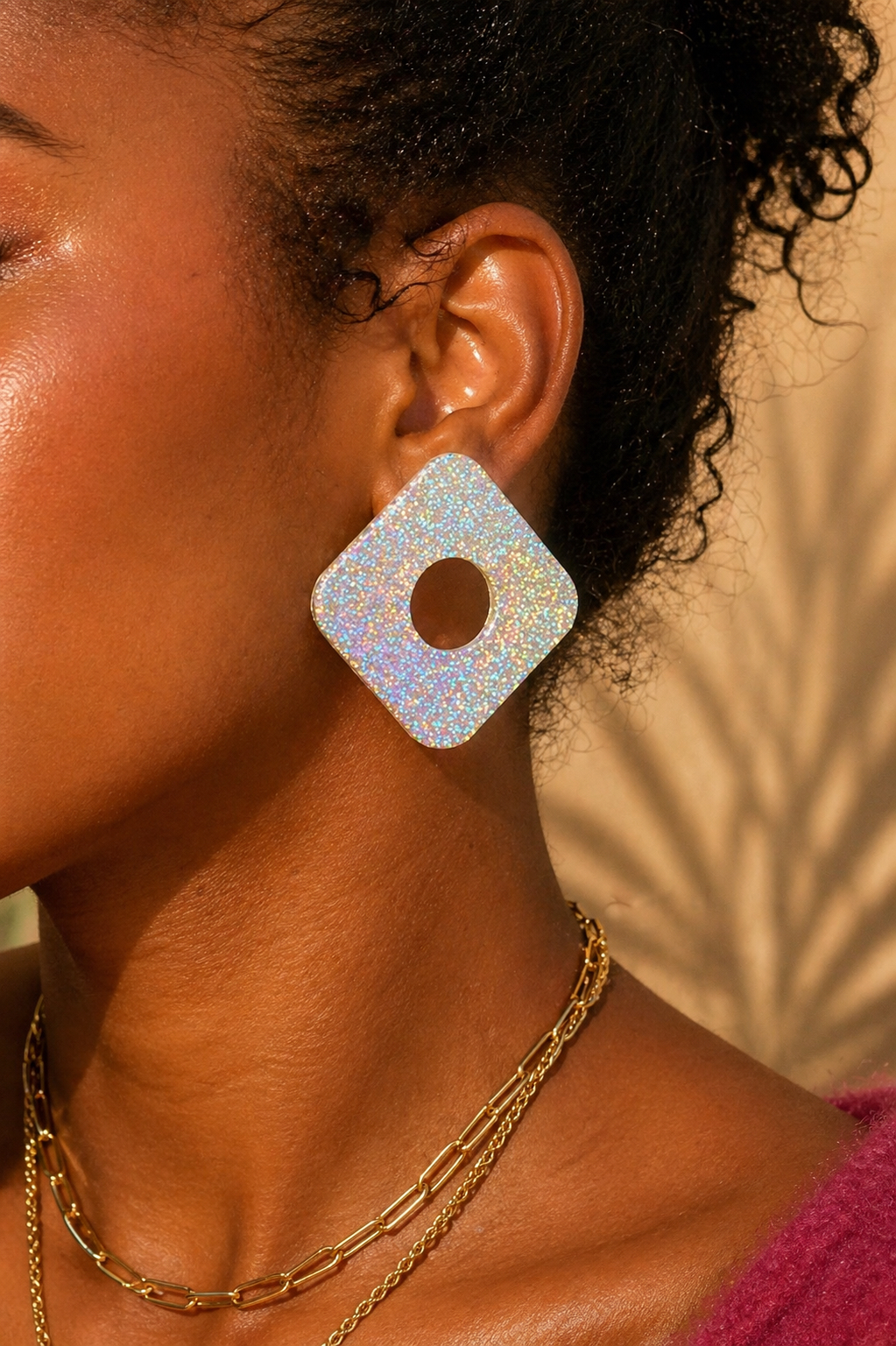 Boucles d’oreilles pâte fimo Lumina – fait main | Côte d’Azur