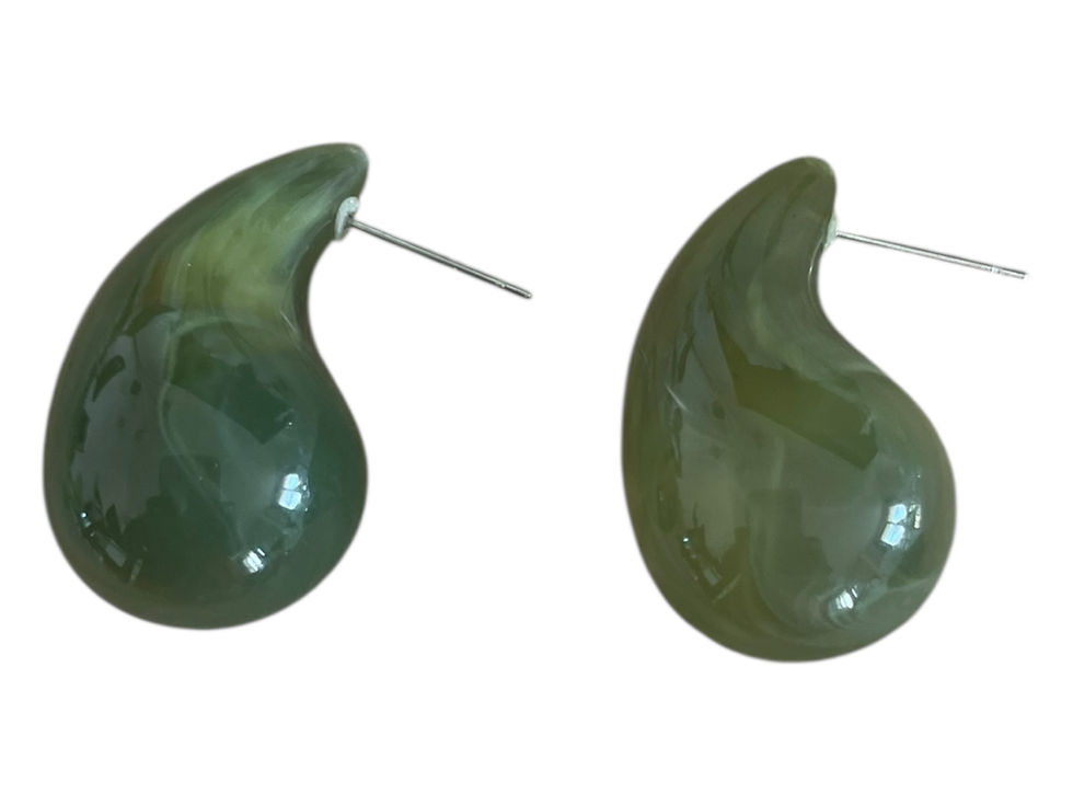 Miniature : Boucles d’Oreilles “Cilina” en Acrylique – Élégance Moderne en Forme de Goutte