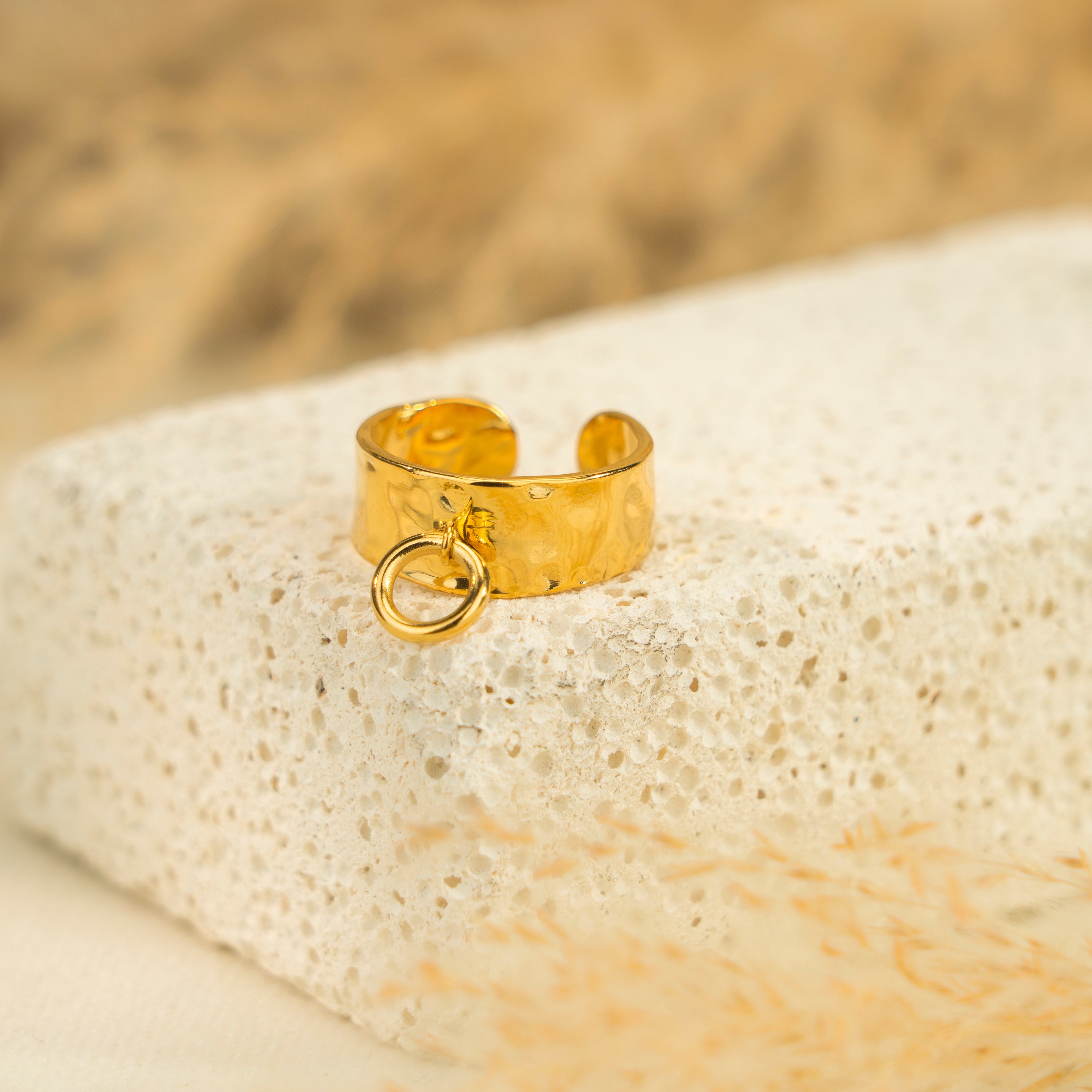 Bague acier inoxydable "Nadia" – fait main | Côte d’Azur
