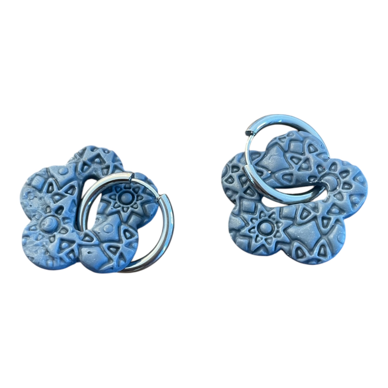 Boucles d’oreilles pâte fimo Elowem – fait main | Côte d’Azur