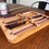 Thumbnail: Fusion Wood Rectangular Cutting Board/Serving Tray Combo