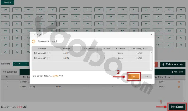Cách tính lô xiên cho lô thủ mới content media