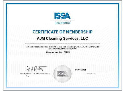 ISSA Residential Certification
