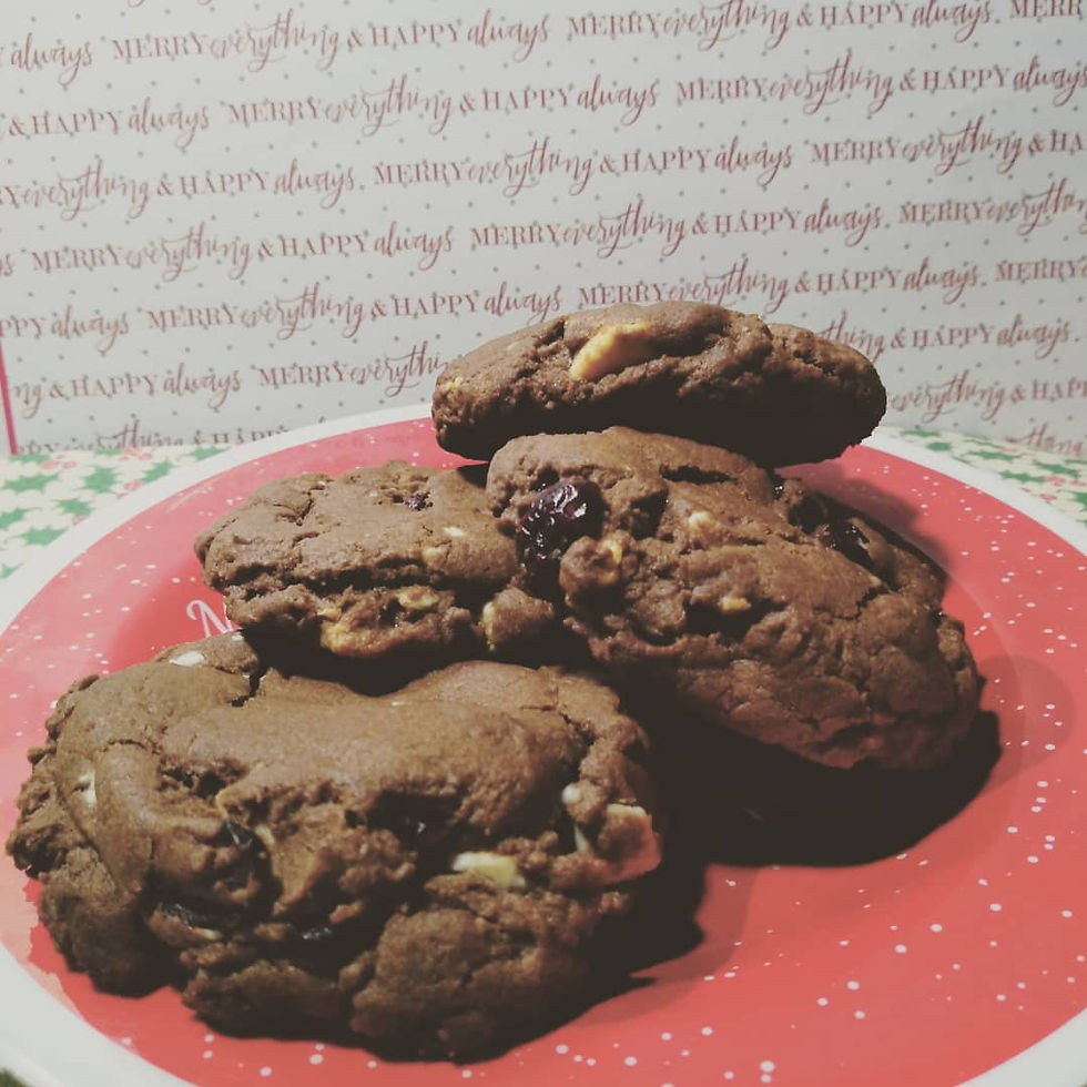 Chocolate Chocolate Pecan Cookies