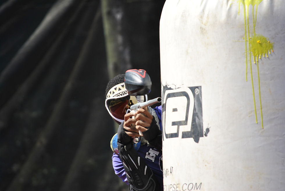 Paintball Player Action