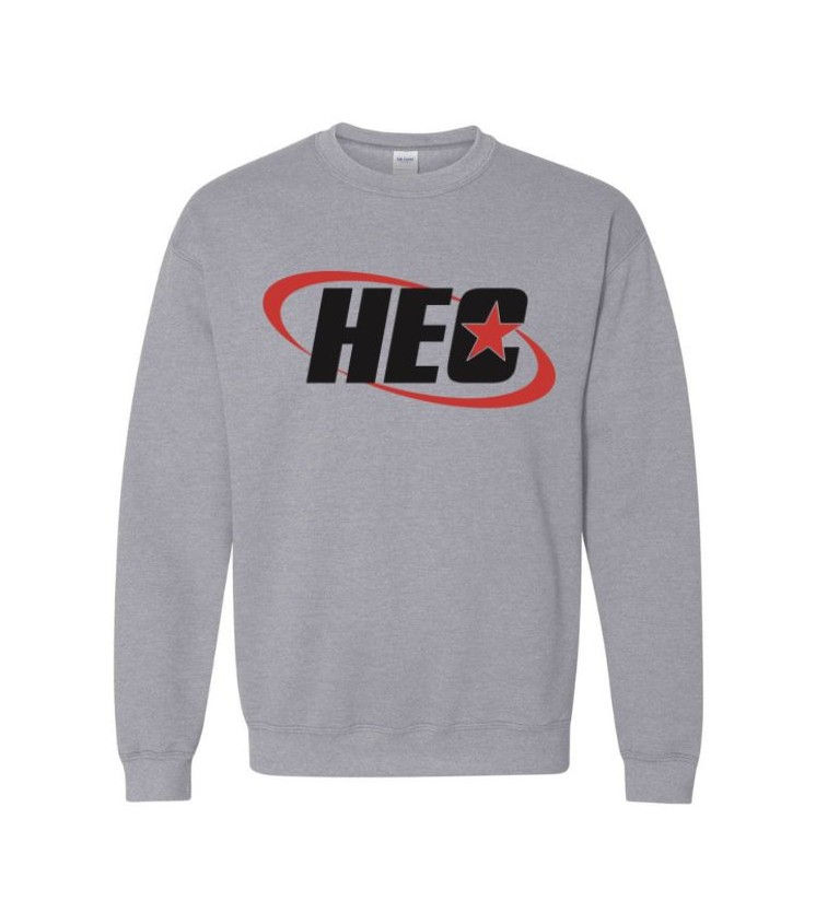 Athletic Grey Gildan Crew Sweatshirt