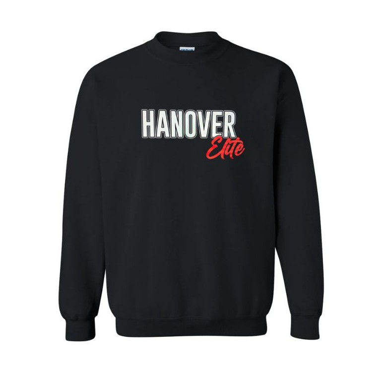 Black Gildan Crew Sweatshirt