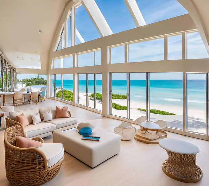 modern therapy lounge  with panoramic views overlooking white sand beach.jpg
